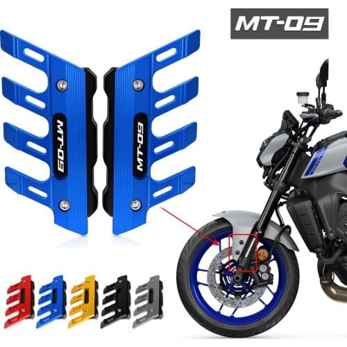 FOR YAMAHA MT09 MT-09 FZ09 FJ09 2017 2018 2019 2020 2021 Motorcycle mudguard side protection block front fender anti-fall slider