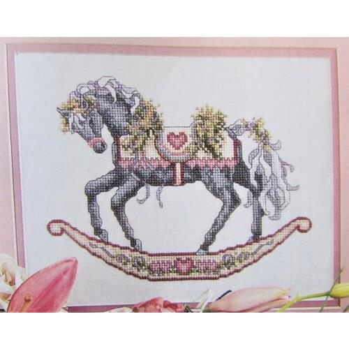 2021 Fashional DIY Artwork Runnning Horse Embroidery Kit Beginner UK with 100% Cotton Flosses & Free Shipping for Home Decor