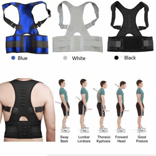 Magnetic Therapy Back Support Posture Correction Adult Back Corset Shoulder Lumbar Posture Corrector Bandage Spine Support Belt