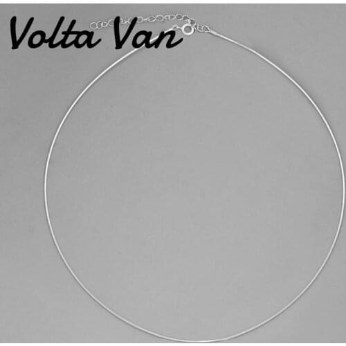 Volta Van 925 Sterling Silver Necklace 2021 New Torques Fine Jewelry Elegant Geometric Trendy All-Aatch Gift Women Necklace