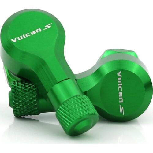 Motorcycle Front and Rear CNC Wheel Tubeless Tire Valve Stems 90 Degree 11.3mm For Kawasaki VN 650 Vulcan S