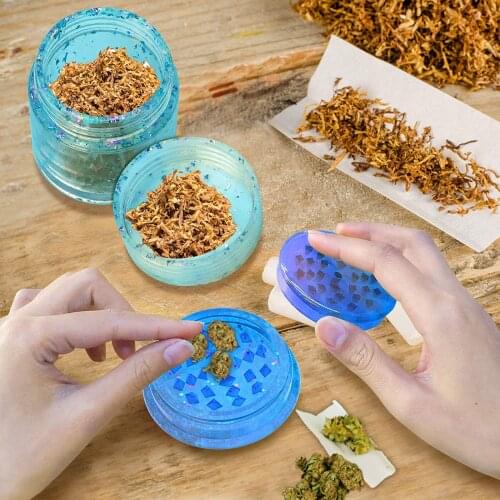 Spice Grinder Silicone Mold Round Jar Bottle Resin Mold DIY Epoxy Craft Tool