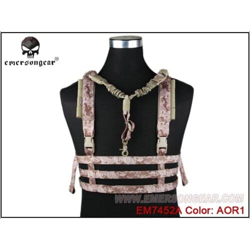 EMERSONgear MOLLE System Low Profile Chest Rig AOR1 EM7452A