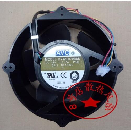 AVC DYTA2070B8S P005 Server Cooling Fan DC 48V 5.16A 200x200x70mm 4-wire