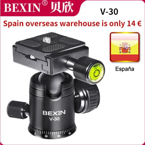 360 Degree Rotating Panoramic Head Video DSLR Ball Head Digital Camera Tripod Head Mount Mini Ball Head For Tripod DSLR Camera