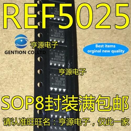 10Pcs REF5025I REF5025IDR REF5025 REF5025AIDR SOP-8 in stock 100% new and original