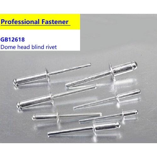 M4.8 20PCS rivet Aluminium Steel Dome Head Rivets Nail Pop Rivets remaches rebites Slepe kovice kniedes заклепки remachadora