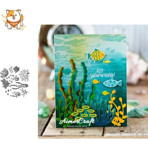 17PCS/Lot Reef Metal Cutting Dies Scrapbooking Stencil For DIY Paper Card Decorative Embossing Die Cut Craft Dies New 2019