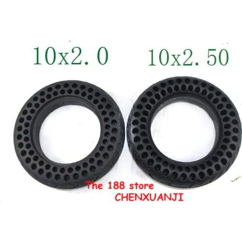2019 hot sale 2 types of tire 10x2.00 and 10x2.50 honneycomb air-free honeycomb shock absorber solid tire proof Tyre