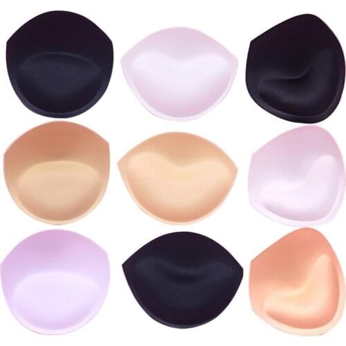 4pcs 2pair Sexy Womens Removeable Bra Pads Insert Bikini SwimsuitsPadding Breast Enhancer Chest Cup Bra Intimates Accessories