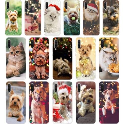 197FG yorkshire terrier dog puppy Soft Silicone Tpu Cover phone Case for xiaomi redmi 9 9A Note 9 9s Pro MI 9 9T SE Lite