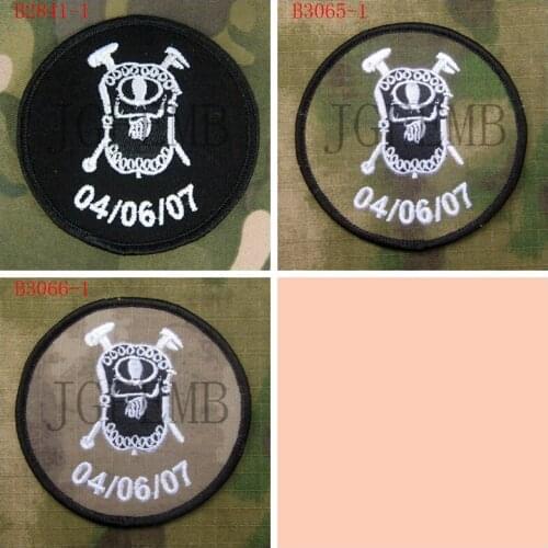 DEVGRU NSWDG SealTeam Alien Hunter 040607 Morale Military Tactics Embroidery patch