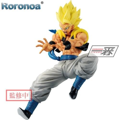 RORONOA Original Banpresto ICHIBANSHO FIGURE D B Super RISING SSJ Gogeta Action Figure Collectible Model Toys Figurals