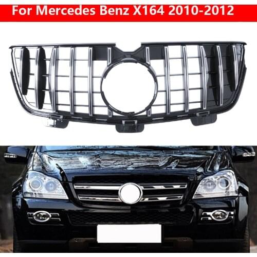GL Class Amg GT Grill Vertical Style For Mercedes Benz X164 SUV Auto Front Grille 2009-2012 Facelift Front Grille Bumper