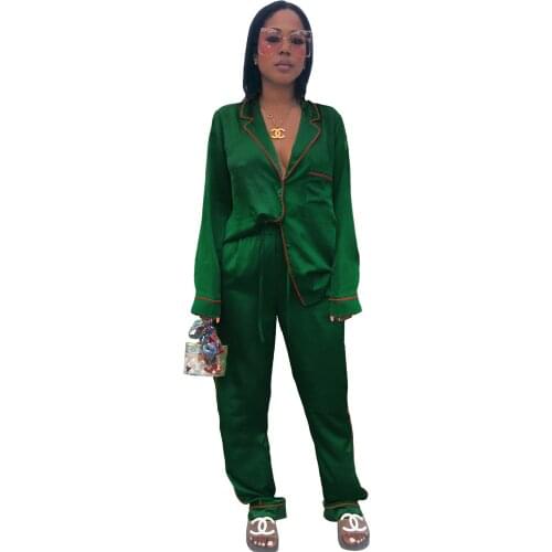 Summer Comfortable Cool Ice Wire Ladies Pajamas Simple Natural Cardigan Simulation Silk Home Service Suit