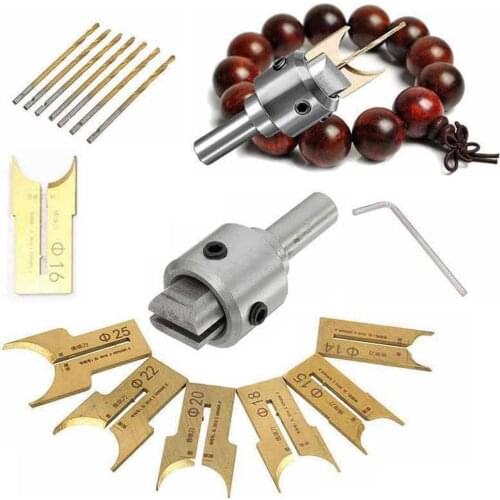 10/16/24PCS Beads Router Drills Bit Set Premium Beads Drill Bit Carbide Woodworking Milling Cutter DIY Molding Tool 6mm-25mm