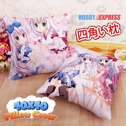 Hobby Express Airi Rise ALICE or ALICE 40x40cm Square Anime Dakimakura Throw Pillow Cover FBZ634