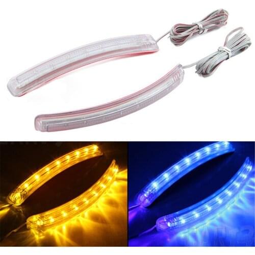Pair Auto Car Rear View Mirror Turn Signal Light Flasher Side Mirrors Lamp Indicator Universal Accessories