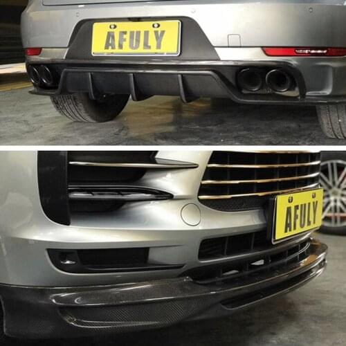 Suitable For Retrofitting Front and Rear Lip of the New Macan with Carbon Fiber