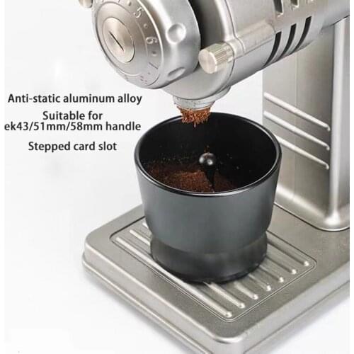 Coffee anti-splash powder receiver fly powder handle coffee cloth powder device bean grinder powders receiving cup