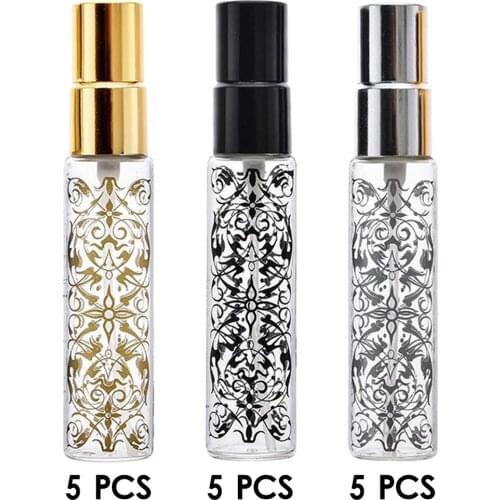 Empty Glass Spray Bottle 10ml Perfume Atomizer Bottle, Refillable Empty Perfume Bottle Fine Mist Spray