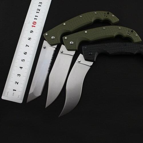 Brave Fighter 29UXTGH XL Folding Tactical Knife 55-57HRC D2 Blade Folding Knife Outdoor Pocket Survival Knife EDC Pocket Tools