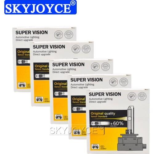 SKYJOYCE 5 Pairs 55W D1S D2S D3S D4S 4300K 5000K 6000K 8000K 10000K HID Xenon Bulbs 55W D1R D2R D3R D4R HID Headlamp Car Light