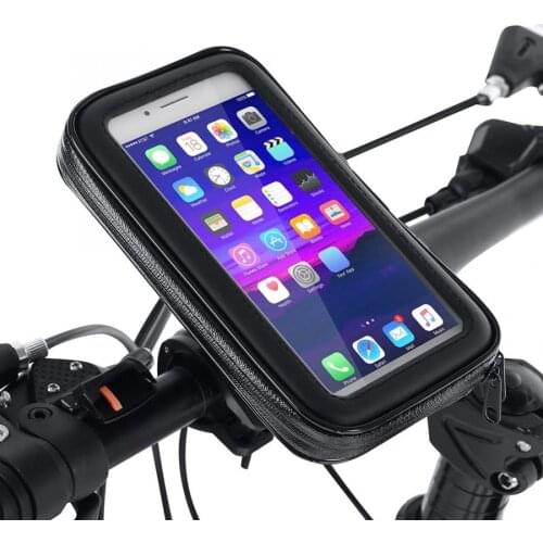 Waterproof Bicycle Phone Holder Bags Motorcycle Phone Mount Bag 5.5/6.3 inch Bike Touch Screen Phone Case Bracket