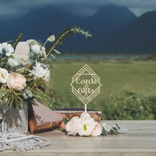 Wedding Welcome Sign, Cards and Gifts Wedding Sign, Wedding Card Box Sign, Wood Sign, Art Deco Wedding Decor, Wood Signs, Weddin