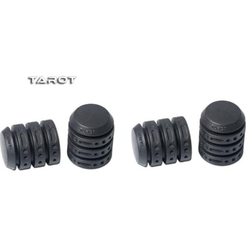 Tarot Large Multi-axis Landing Skid Anti-Vibration Rubber Shockproof Damper / Black 4 pcs TL96022
