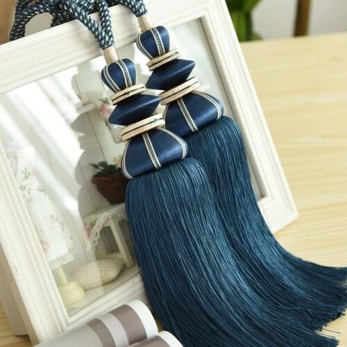 European Style Curtain Bandage Curtain Tassel Rope Curtain Buckle Tassel Decorative Pendant Single Ball Curtain Accessories