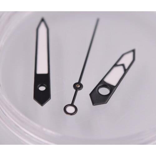 Green Luminous watch hand fit NH35 NH35A NH36A movement Black edge watch hands
