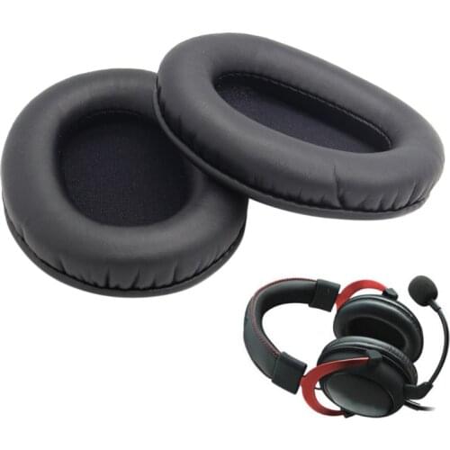 High Quality 1Pair Earpads Ear Cushion for King-ston Hyper X Cloud I II KHX-HSCP-GM Headphones 19QA