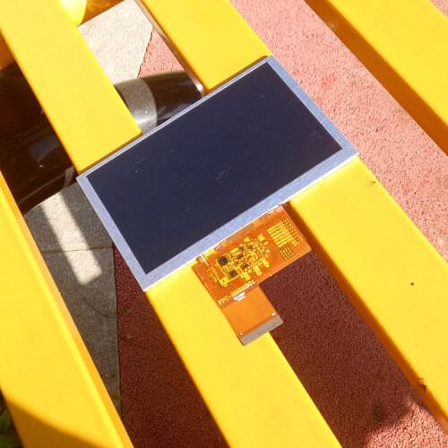 1pcs 5.0''5.0 inch HD TFT LCD Screen 800(RGB)*480 WVGA 800*480 Pixels 40pin GPS universal TFT display