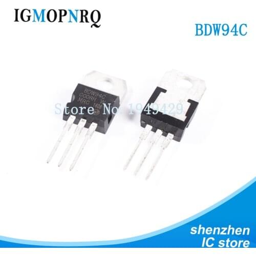 10PCS BDW94C TO-220 BDW94 Darlington transistor PNP New