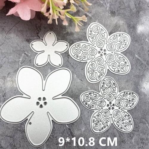 2020 Flowers petals Metal Cutting Dies DIY Scrapbooking Paper Photo Album Crafts Knife Mould Card Blade Punch Stencils for Decor