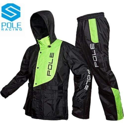 2021 New POLE high waterproof breathable electric Motorcycle Raincoat Suit motocross rainproof motobike Slicker Scooter rainwear