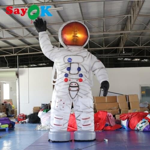 4m Outdoor Giant Inflatable Astronaut Cartoon Model for Advertising