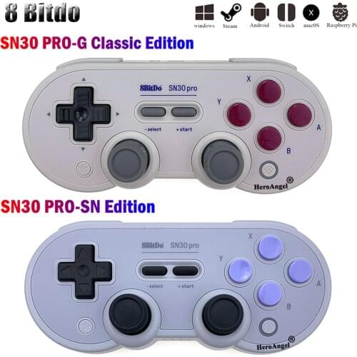 8Bitdo SN30 Pro SN / G Classic Bluetooth Wireless Controller Gamepad Joystick for Nintend Switch/Ios/Andorid/MacOS/Steam/Windows