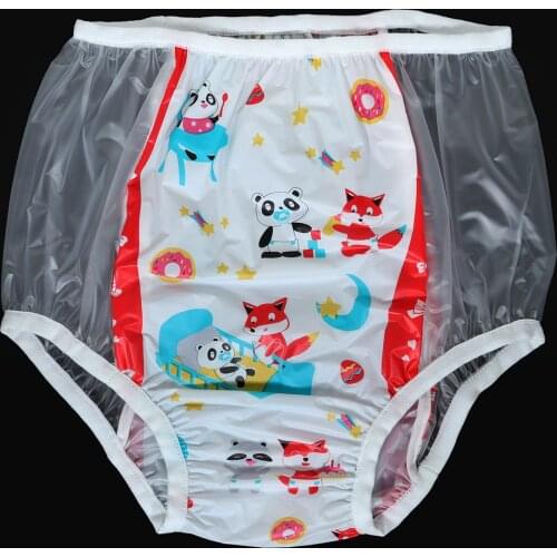 ABDL adult bbay diaper pvc reusable baby pant diapers plastic bottoms DDLG adult baby new underwear blue diapers