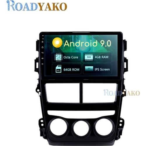 9'' Android Car Radio Navigation GPS player Autoradio For Toyota VIOS YARIS 2017- Manual Stereo Auto Car Multimedia system 2 Din