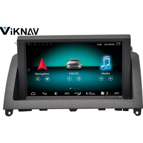 Android car radio player multimedia player for Mecerdes Benz C W204 2007 2008 2009 2010 2011 auto tape recorder GPS navigation