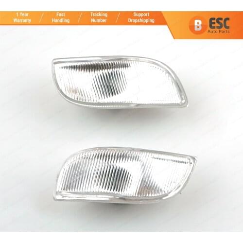 ESC Auto Parts ESP626 Side Mirror Indicator Right and Left Lens 261653175R, 261600977R for Renault Symbol MK3 Logan Sandero MK2