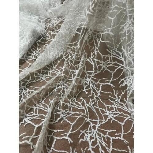 Glitter glued lace fabric sparkle tulle mesh lace fabric 5yards J-5626 for evening dress/fashion show