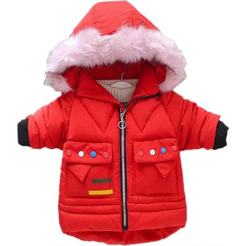 Girls Winter Clothes New Girls Jackets And Coats Children Cotton Clothes Girls Bread Clothes jackets Thick Fashion Coats For Kid