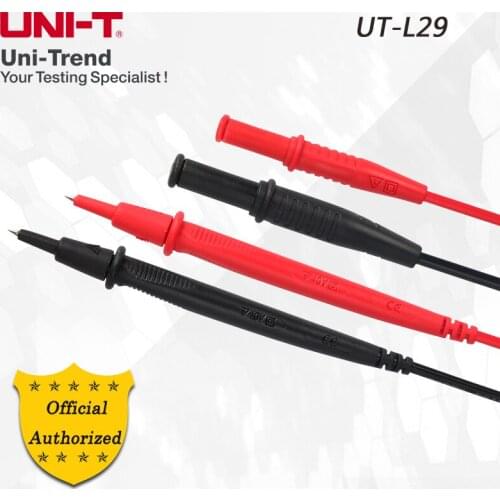 UNI-T UT-L29 universal 10A in-line multimeter pen; double insulated wire, detachable nib sheath
