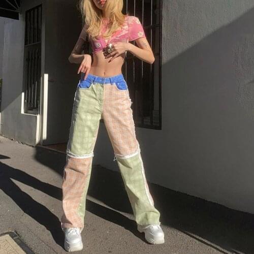 FSYUGY Women's Loose Jeans