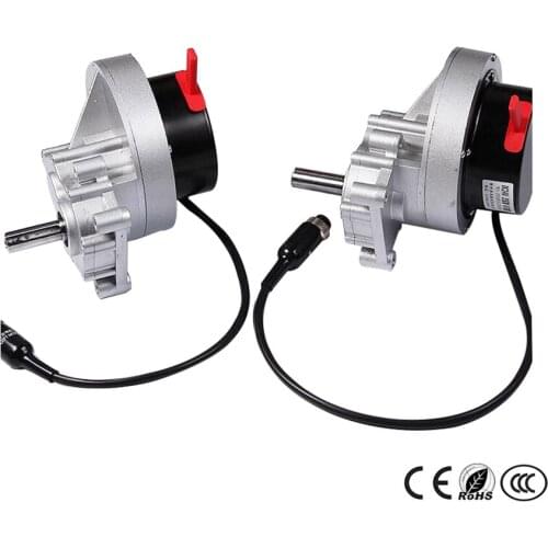 Left & Right One Pair 24v 200w Low Speed High Torque Brush DC Gear Motor For Electric Wheelchair