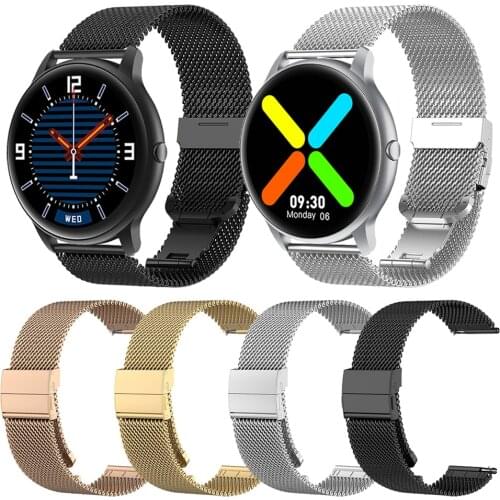 Metal mesh belt For imilab kw66 Watch Band Stainless Steel Wrist Strap Wristband bracelet Watchband Replacement accessories