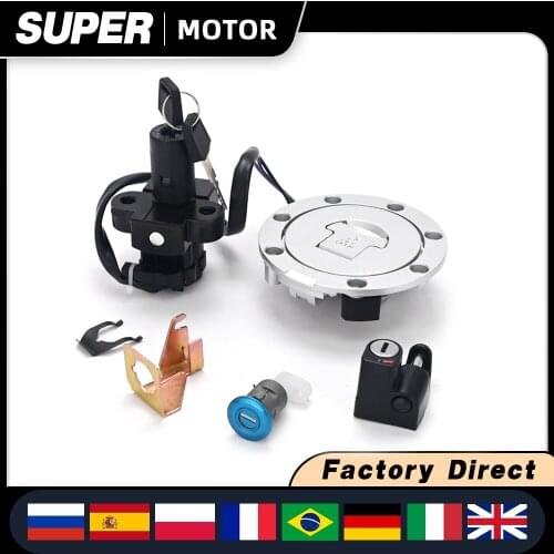 Motorcycle Part Ignition Switch Lock Fuel gas Tank Cap Cover Seat Handle Locks Include Key For Honda CB400 CB400SF CB-1 VFR400